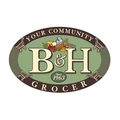 B & H Your Community Grocer logo